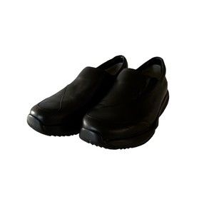 MBT Performance Womens Sz 8.5 Black Leather Slip On Walking Toning Shoes